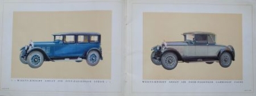 Willys Knight Motorcars Modelprogram 1927 Carbrochure (1896)